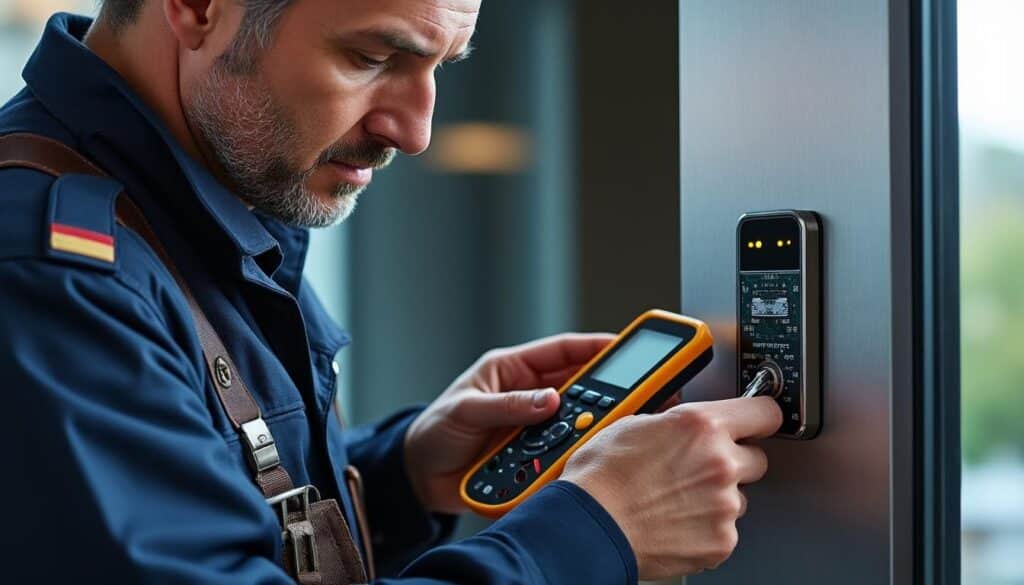 découvrez comment notre serrurier expert évalue l'usure de votre serrure connectée pour garantir votre sécurité et assurer son bon fonctionnement.
