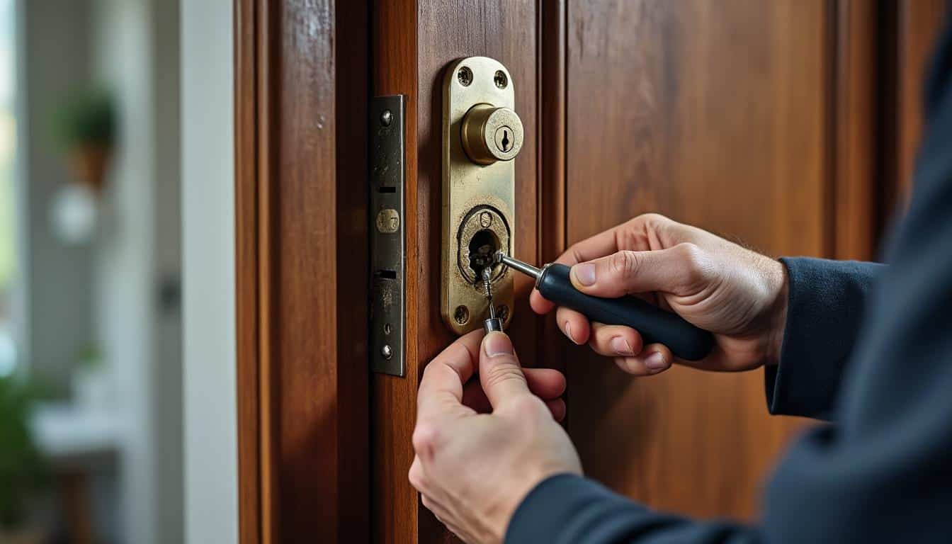 découvrez comment un serrurier professionnel près de chez vous répare efficacement une serrure coincée pour garantir votre sécurité et votre tranquillité.