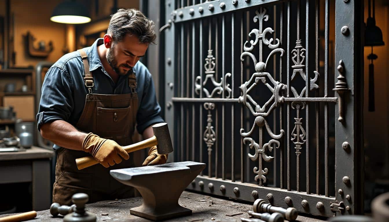 découvrez notre serrurier métallier expert dans la fabrication sur mesure de grilles de défense robustes et personnalisées pour sécuriser vos espaces avec style et efficacité.